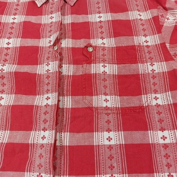 BACKROAD BLUES VINTAGE PLAID SHORT SLEEVE BUTTON DOWN SHIRT SIZE MEDIUM - Picture 2 of 8